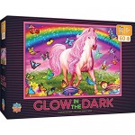 MasterPieces Glow in the Dark 60 Right Fit Puzzles Collection - Rainbow World 60 Piece Jigsaw Puzzle 14x19