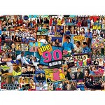MasterPieces TV Time Puzzles Collection - 90s Shows 1000 Piece Jigsaw Puzzle