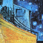 Moruska Cafe Terrace at Night by Vincent Van Gogh Jigsaw Puzzle 1000 Piece Art Puzzles for Adults