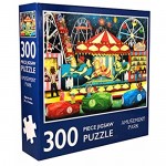 Page Publications Collection - Amusement Park Jigsaw Puzzles 300 Pieces for Adults - Games for Adults Teens and Kids