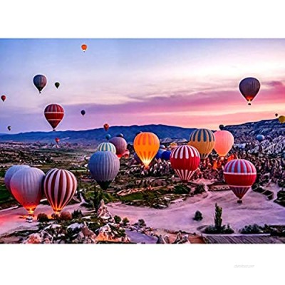 Puzzles for Adults Jigsaw Puzzles 1000 Pieces for Adults Kids–Hot Air Balloons Landscape Style Jigsaw Puzzle Game Toys Gift