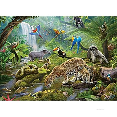 Ravensburger 5166 Rainforest Animals - 60 Piece Puzzles for Kids  Every Piece is Unique  Pieces Fit Together Perfectly