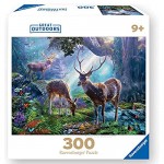 Ravensburger 82088 Great Outdoors Puzzle Series: Deer in The Wild | 300 PC Puzzles for Adults – Every Piece is Unique Softclick Technology Means Pieces Fit Together
