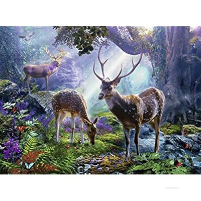 Ravensburger 82088 Great Outdoors Puzzle Series: Deer in The Wild | 300 PC Puzzles for Adults – Every Piece is Unique  Softclick Technology Means Pieces Fit Together