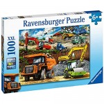 Ravensburger Construction Vehicles 100 Piece Puzzles for Kids Every Piece is Unique Pieces Fit Together Perfectly