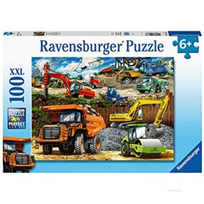 Ravensburger Construction Vehicles 100 Piece Puzzles for Kids  Every Piece is Unique  Pieces Fit Together Perfectly