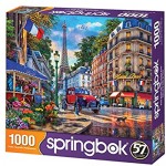 Springbok's 1000 Piece Jigsaw Puzzle Paris Street Life