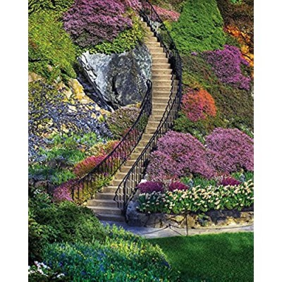 Springbok's 500 Piece Jigsaw Puzzle Garden Stairway  Multi