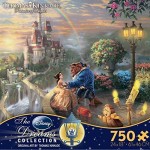 Thomas Kinkade The Disney Dreams Collection: Beauty and The Beast Falling in Love Puzzle 750 Pieces 24 X 18
