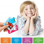 Toddlers Puzzles for Kids Ages 2-4 – Educational Learning Toys for Toddlers 1-3 - Matching Games Numbers and Opposites - Gift Self-Correcting Developmental Activities for Boy and Girl 3-5 Years Old