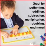 edxeducation Linking Cubes - Set of 100 - Connecting Blocks for Construction and Early Math - Preschoolers Aged 3+ And Elementary Aged Kids