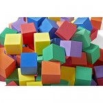 hand2mind Foam Blocks Counting Cubes for Kids Math 1 Inch Blocks for Preschool Crafts Early Math Manipulatives for Preschool Classroom Supplies for Teachers Elementary (Pack of 100)
