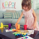 Kipipol Rainbow Counting Bears for Toddlers w Matching Sorting Cups – Number & Color Recognition Game -90 Bears 2 Tweezers 11 Activity Cards Backpack - Educational Toys for Pre-K & STEM Learning