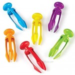 Learning Resources 3 Prong Tong Pencil Grip Tongs Sensory Bin Fine Motor Toy Set of 6 Ages 4+