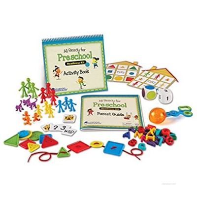 Learning Resources All Ready for Preschool Readiness Kit  Home School  Counting & Fine Motor Skills Toy  Ages 3+