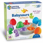 Learning Resources Babysaurs Sorting Set Dino Toy Counting & Sorting Toy Dinosaur Toys Mystery Toys Surprise Egg Toys Ages 18 mos+
