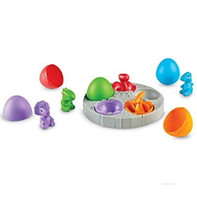 Learning Resources Babysaurs Sorting Set  Dino Toy  Counting & Sorting Toy  Dinosaur Toys  Mystery Toys  Surprise Egg Toys  Ages 18 mos+