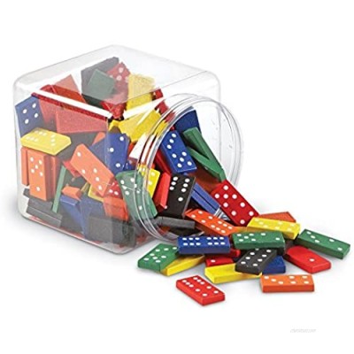 Learning Resources Double-six Dominoes In Bucket  Teaching aids  Math Classroom Accessories  168 Pieces  Ages 5+