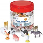 Learning Resources Farm Animal Counters 10 Different Animals Set of 60 Ages 3+