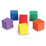 Learning Resources Hands-On Soft Color Cubes Set of 102 Assorted Colors Ages 3+