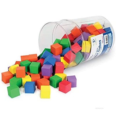 Learning Resources Hands-On Soft Color Cubes  Set of 102  Assorted Colors  Ages 3+
