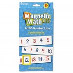 Learning Resources Magnetic Number Line 1-100 20 Magnets Classroom Accessories Teacher Aids Sets of 5 Magnets Ages 3+ (LER5194)