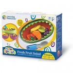 Learning Resources New Sprouts Fresh Fruit Salad Set Pretend Play Food 18 Piece Set Ages 18 mos+ Multi-color 5