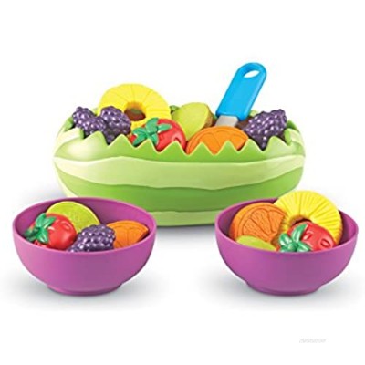 Learning Resources New Sprouts Fresh Fruit Salad Set  Pretend Play Food  18 Piece Set  Ages 18 mos+ Multi-color 5"