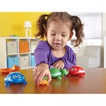 Learning Resources Number Turtles Set Fine Motor Tools for Toddlers Counting Color & Sorting Toy 15 Pieces Ages 2+