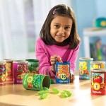 Learning Resources One To Ten Counting Cans Toy Set 65 Pieces Multicolor 4-1/4 x 3 in