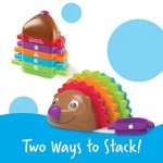 Learning Resources Spike The Fine Motor Hedgehog Rainbow Stackers Exclusive Stacking & Counting Toy for Toddlers Ages 2+