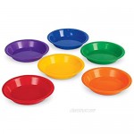 Learning Resources Three Bear Family Sorting Bowls Set of 6 Bowls Assorted Colors 6 in Diameter Ages 4+