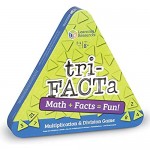 Learning Resources tri-FACTa Multiplication & Division Game Homeschool Math Game 2-4 Players 104 Piece Set Ages 8+