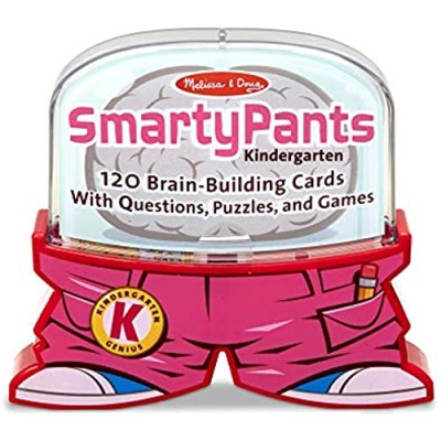 Melissa & Doug Smarty Pants Kindergarten Card Set - 120 Educational  Brain-Building Questions  Puzzles  and Games