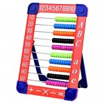 MICKYU Plastic Abacus Math Toy- Classic Educational Counting Toys for Kids with 100 Beads