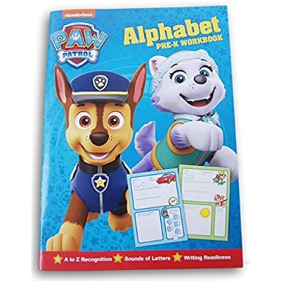 Paw Patrol Alphabet Pre-K Learning Workbook
