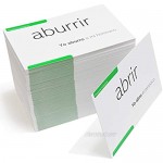 200 Spanish Verb Conjugation Presente Indicativo Flash Cards - Full Examples in Both Spanish and English