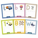 Alphabet & Number Tracing Cards Reusable Dry Erase Upper & Lower Case 31 Large Reusable Cards Repetitive Tracing Alphabet and Number Cards Improve Writing Skills