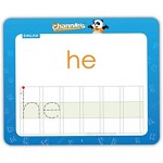 Channie's Visual Dry Erase 50 First Spanish/English Flashcards Tracing Practicing Writing ALL in One Flash Cards Size 5.5 x 4.25 Ages 3 and Up Pre-k-5th