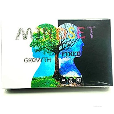 Growth/Fixed Mindset Card Game: Empowers Kids with Coping  Life & Social Skills; Develops Resilience; Reduces Meltdowns/Stress; Affirmation Therapy Cards; Autism; Mindfulness; CBT; Ages 8+