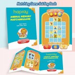 hapray Animals Letters Matching Game ABC Memory Game for Toddlers 60 Cartoon Flash Cards for Kids Preschoo Learning Toys and Alphabet Games for Boys & Girls Age 3 to 5 - A Fun & Fast
