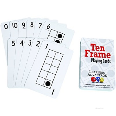 LEARNING ADVANTAGE - 7293 Learning Advantage Ten Frames Playing Cards
