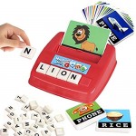Learning Toys for 4 Year Olds Matching Letter Spelling Game Sight Words Flash Cards Preschool Educational Toys for Toddler Age 3-6 Birthday Christmas Xmas Birthday Gifts for 3-7 Year Old Boys Girls