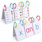Lohoee English Spelling Cards Sight Words Flash Cards Alphabets Flash Cards Set Educational ABC Alphabet Letter Flashcards Kindergarten Learning/ Children's Educational Toys for Developing Cognitive