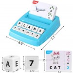 Matching Game for Kids，Alphabet Reading Spelling Games for Kids Ages 3-8，Objects and Color Recognition Learning Toys for 3 Year Olds and Up Preschool Games for Girls Boys Learning Resources