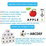 Matching Letter Game Learning Toys Gifts for Kids Educational Toys for 3+ Year Old Boys Girls Sight Word Flash Cards for Kindergarten Homeschool Spelling Learning Games Activities for Toddlers
