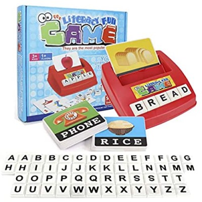 Matching Letter Games for Kids  Educational Learning Toys for Toddlers Age 3-8  Alphabet Reading and Spelling Sight Words Flash Cards Toys for 3 4-8 Year Old Boys Girls Xmas Birthday for Kids