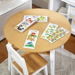 Melissa & Doug Poke-A-Dot Jumbo Number Learning Cards - 13 Double-Sided Numbers Shapes and Colors Cards with Buttons to Pop