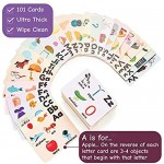 My First Flash Cards for Toddlers - 101 Cards - 202 Sides - Learn Shapes Numbers Colors Body Parts Counting Letters & More - Fun Learning and Educational Flashcards