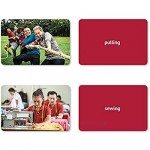 Picture My Picture Language Flash Card Library | Emotions Verbs Prepositions Categories Go Togethers Opposites Photo Cards | Speech Therapy Materials and ESL Materials